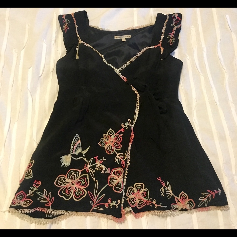 Beautifully Embroidered Nanette Lepore Top